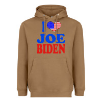 Toasted Coconut i love joe biden Heavyweight Hoodie - artisFamous