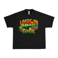 Black Loads of luck with tractor St. Patricks Day Urban Heavy Tee - FaDigitalArtStudio