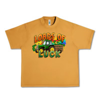Peanut Butter Loads of luck with tractor St. Patricks Day Urban Heavy Tee - FaDigitalArtStudio