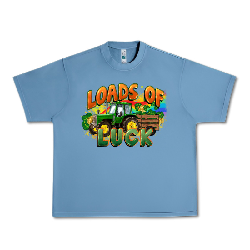 Loads Of Luck With Tractor St. Patricks Day Urban Heavy Tee by FaDigitalArtStudio | Teevron