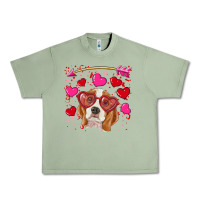 Oil Green Valentines day  beagle Urban Heavy Tee - RanaPortraitStore