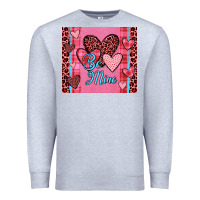 Heather Grey be mine heart tumbler Premium Sweatshirt - JahusDesignShop