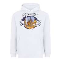 White Bochum city Heavyweight Hoodie - artisFamous