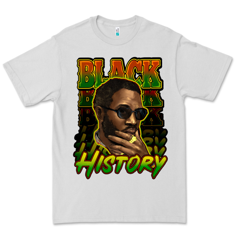 Black History Afro Man Premium Tee by HowdyJamesFarm | Teevron