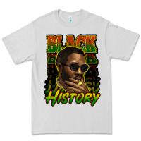 Dove Grey Black history afro man Premium Tee - HowdyJamesFarm