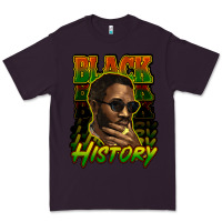 Plum Black history afro man Premium Tee - HowdyJamesFarm