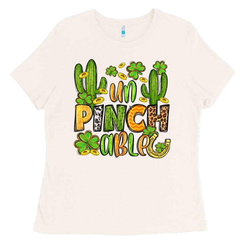 Un Pinch Able  St. Patrick's Day Ladies Tee by OliviaCreatesArt | Teevron