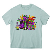 Arona mardi gras gnome truck Heavy Core Tee - CowGirlArtShop