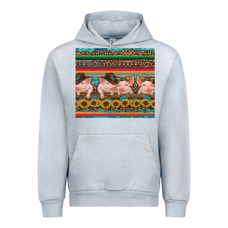 Western Serape Pigs Urban Hoodie by RanaPortraitStore | Teevron