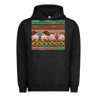 Pigment Black western serape pigs Urban Hoodie - RanaPortraitStore