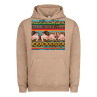 Pigment Burro western serape pigs Urban Hoodie - RanaPortraitStore