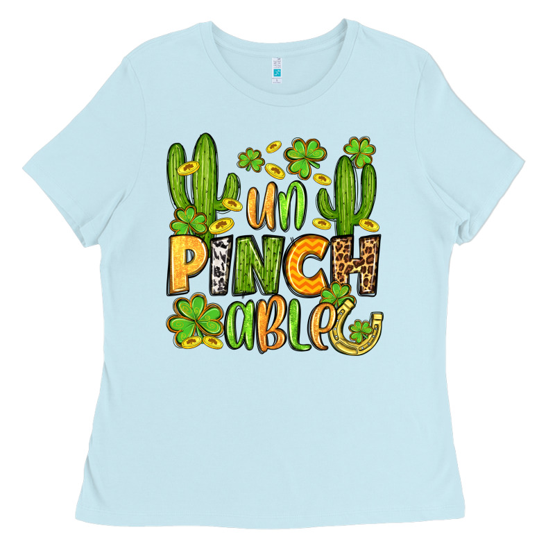 Un Pinch Able  St. Patrick's Day Ladies Tee by OliviaCreatesArt | Teevron