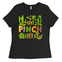 Black un pinch able  st. patrick's day Ladies Tee - OliviaCreatesArt