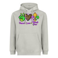 Moon Dust peace love mardi gras Heavyweight Hoodie - JahusDesignShop