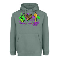 Sage peace love mardi gras Heavyweight Hoodie - JahusDesignShop
