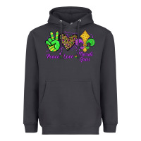 Smoke peace love mardi gras Heavyweight Hoodie - JahusDesignShop