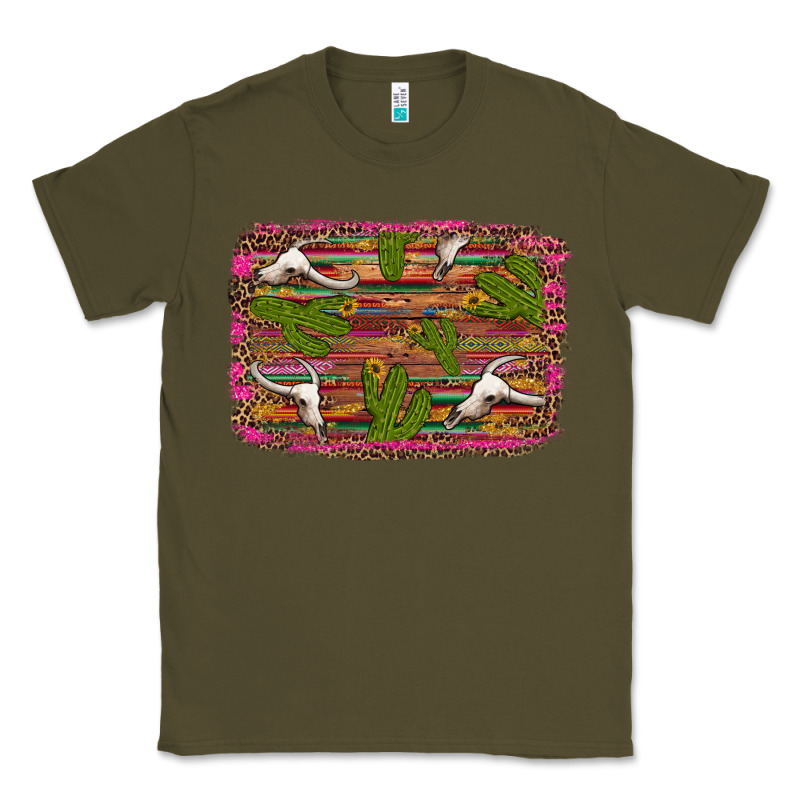 Cinco De Mayo Bullskull And Cactus Classic Tee by Artiststas | Teevron