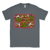 Charcoal Heather cinco de mayo bullskull and cactus Classic Tee - Artiststas