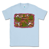 Dusty Blue cinco de mayo bullskull and cactus Classic Tee - Artiststas