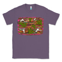 Lavender cinco de mayo bullskull and cactus Classic Tee - Artiststas