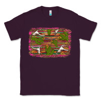Plum cinco de mayo bullskull and cactus Classic Tee - Artiststas