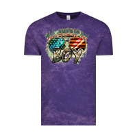 Cloud Purple All American boy 4th of july Vintage Tee - FaDigitalArtStudio