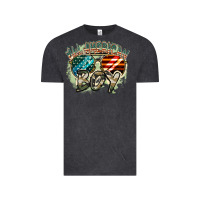 Vintage Black All American boy 4th of july Vintage Tee - FaDigitalArtStudio