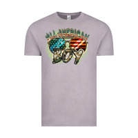 Vintage Zinc All American boy 4th of july Vintage Tee - FaDigitalArtStudio