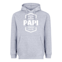 Heather Grey Papi Genuine Heavyweight Hoodie - artisFamous