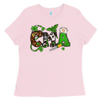 Bubblegum Pink St. Patrick's Day CMA Ladies Tee - OliviaCreatesArt