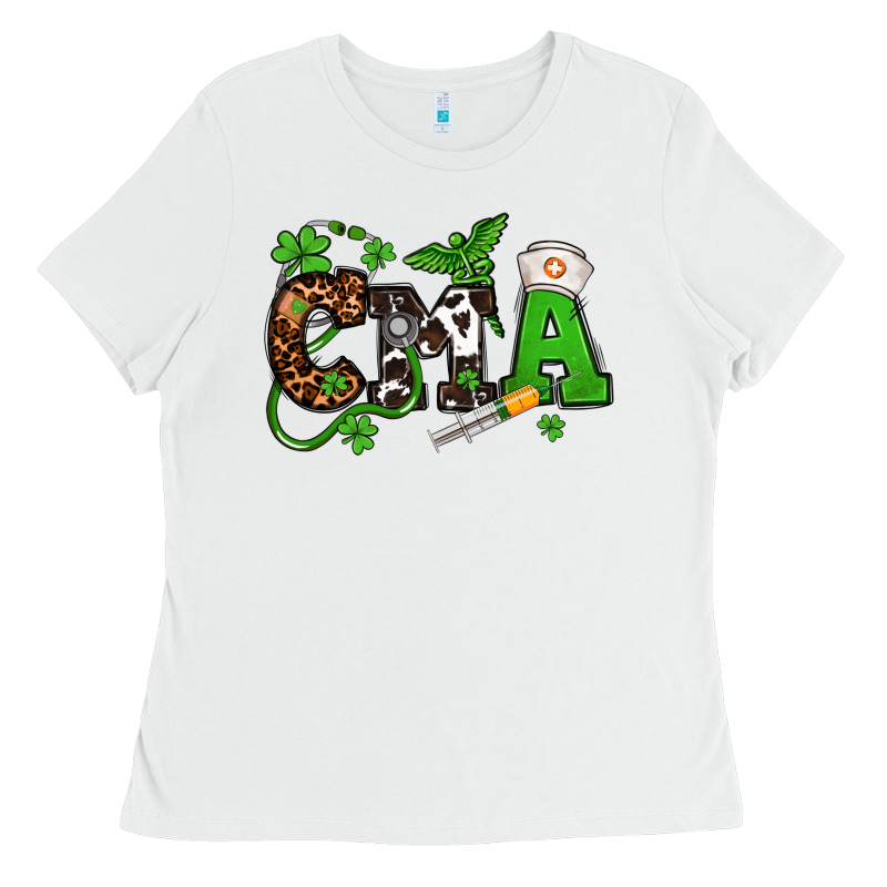 St. Patrick's Day Cma Ladies Tee by OliviaCreatesArt | Teevron