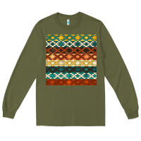 Native American Aztec Seamless Pattern 1 Long Sleeve Tee | Teevron