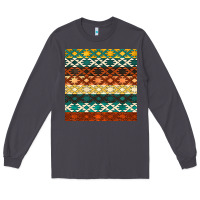 Smoke native american aztec seamless pattern 1 Long Sleeve Tee - BundleAndBundleShop