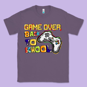 Game Over Back To School Classic Tee Designed By Cowgirlartshop