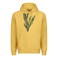 Antique Gold cereus jamacaru Premium Hoodie - LillyAllenDesigns