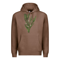 Chestnut cereus jamacaru Premium Hoodie - LillyAllenDesigns