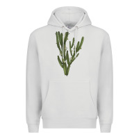 Dove Grey cereus jamacaru Premium Hoodie - LillyAllenDesigns