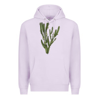Lilac cereus jamacaru Premium Hoodie - LillyAllenDesigns