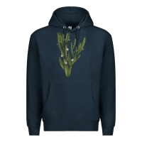 Navy cereus jamacaru Premium Hoodie - LillyAllenDesigns