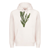 Pale Pink cereus jamacaru Premium Hoodie - LillyAllenDesigns