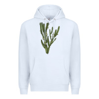 White cereus jamacaru Premium Hoodie - LillyAllenDesigns