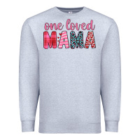 Heather Grey one loved mama Premium Sweatshirt - JahusDesignShop