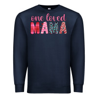 Navy one loved mama Premium Sweatshirt - JahusDesignShop