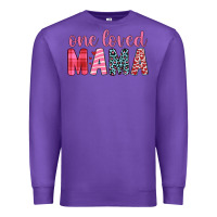 Purple one loved mama Premium Sweatshirt - JahusDesignShop