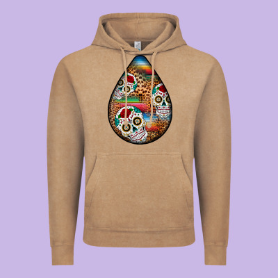 Mexican Teardrop  2 Vintage Hoodie Designed By Bundleandbundleshop
