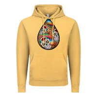 Vintage Mustard mexican teardrop  2 Vintage Hoodie - BundleAndBundleShop