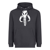 Smoke mandorian skull Heavyweight Hoodie - artisFamous
