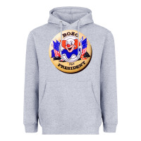 Heather Grey bozo for president Heavyweight Hoodie - artisFamous