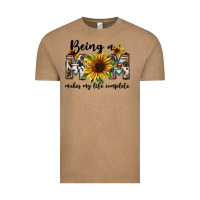 Vintage Coffee Being a mom makes my life complete Mother's Day Vintage Tee - FaDigitalArtStudio