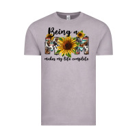 Vintage Zinc Being a mom makes my life complete Mother's Day Vintage Tee - FaDigitalArtStudio